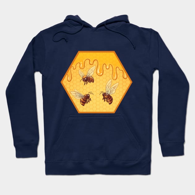 Honey and Bees 1 Hoodie by DoomedDreamer